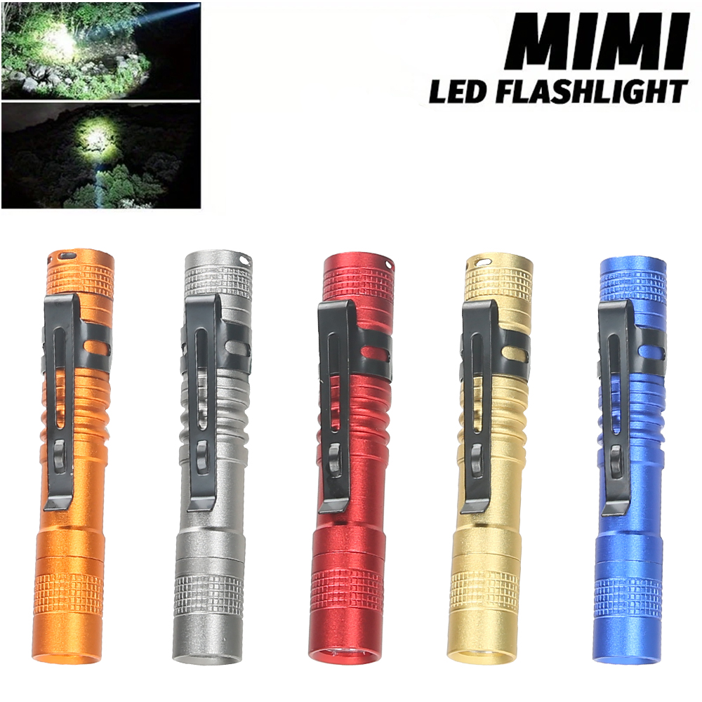 Outdoor Adventure Trips - Mini draagbare LED-penlamp met clip Ultra