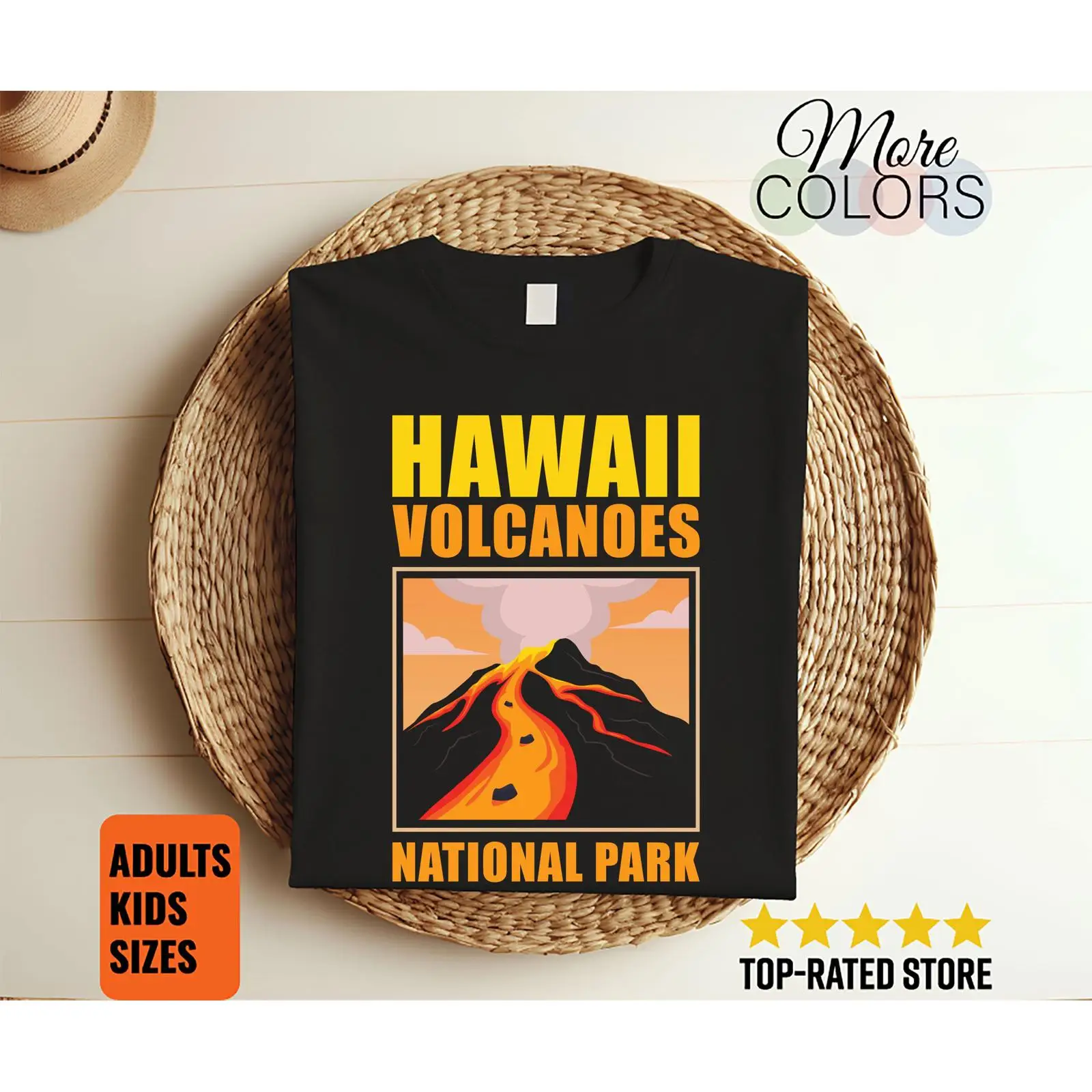 Outdoor Adventure U Of U - Hawaii Volcanoes National Park Vintage T-shirt
