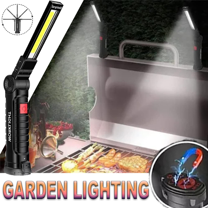 Outdoor Adventure Trips - Draagbare LED-zaklamp met magnetische haak Outdoor