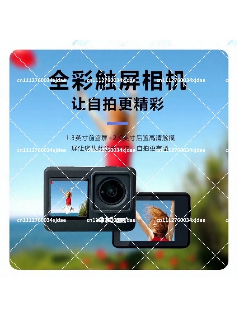Outdoor Adventure Videos - 4K Actiecamera 60FPS Sportcamera met Dubbele
