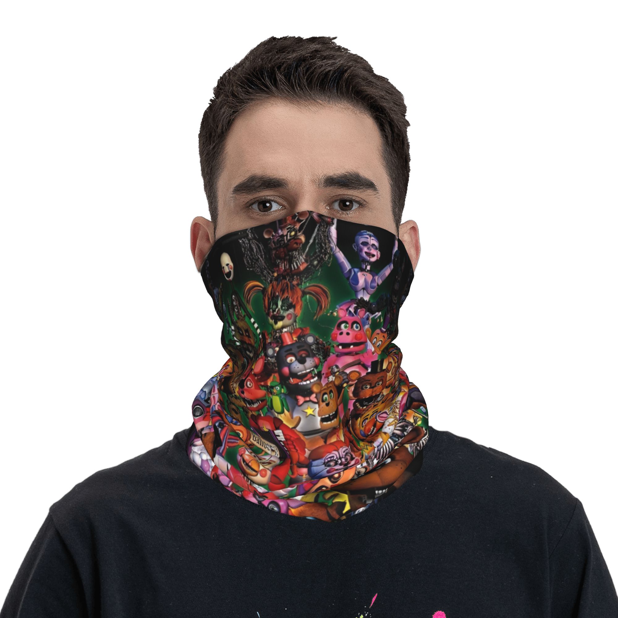Outdoor Adventure At - Aangepaste FNAF At Freddys Neck Gaiter
