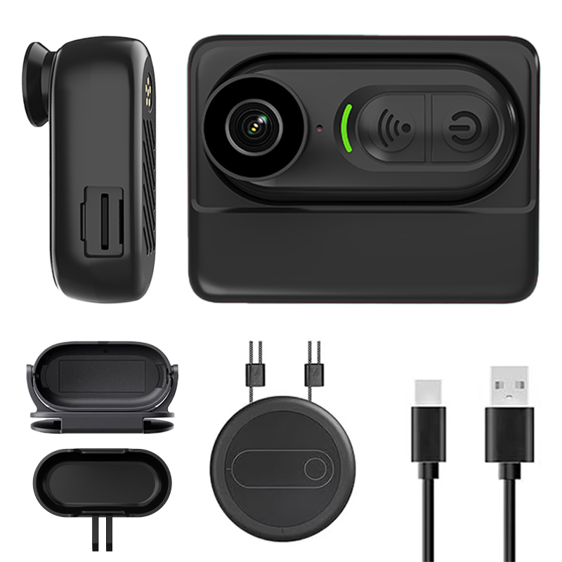 Outdoor Adventure Videos - 4K-actiecamera met magnetische behuizing, draagbaar en