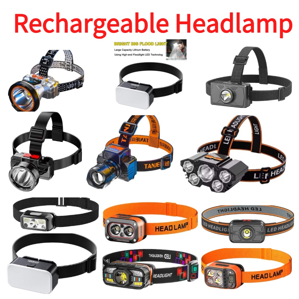 Outdoor Adventure At - Oplaadbare hoofdlamp met 32 LED's, 5