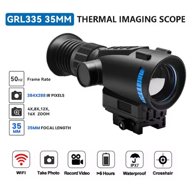 Outdoor Adventure Videos - 384*288 50Hz Thermische camera 25/35MM lens