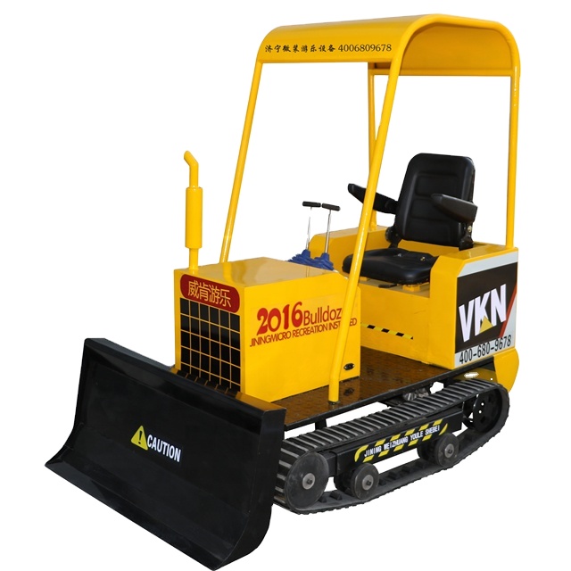 Outdoor Adventure Education - Miniatuur elektrische binnen/buiten metalen model bulldozer