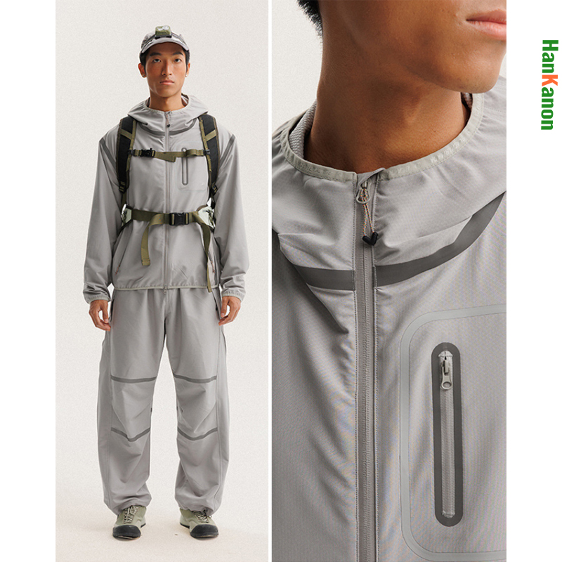Outdoor Adventure Training - Unisex lichtgewicht windjack voor buiten: waterbestendig,