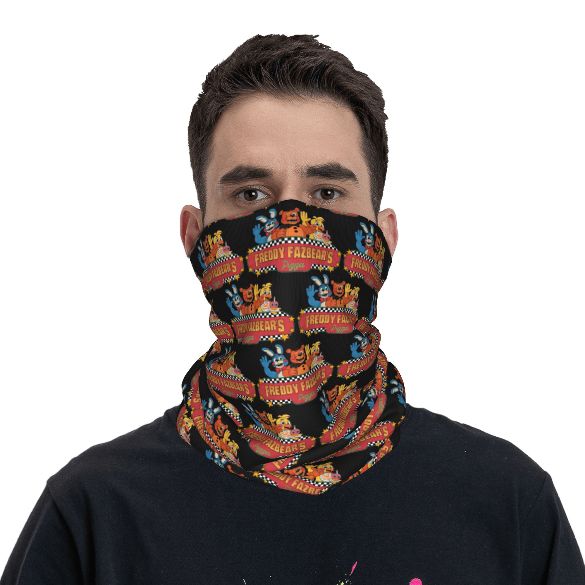 Outdoor Adventure At - Aangepaste FNAF At Freddys Bandana nekwarmer