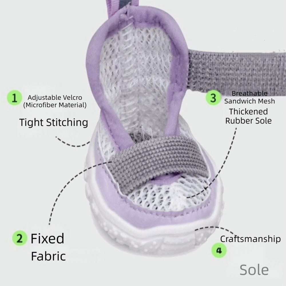 4 STUKS/SET Ademende antislip  - Outdoor Adventure Walks recensie en prijs