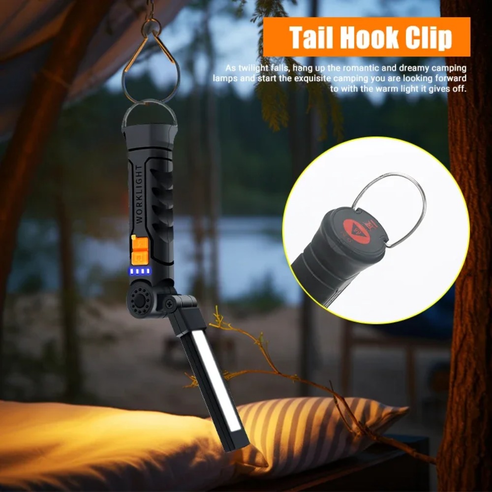 Draagbare COB LED-zaklamp USB  - Outdoor Adventure Trips recensie en prijs