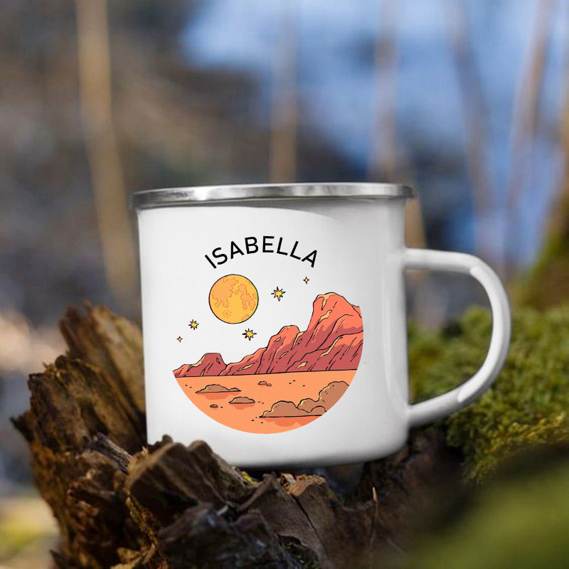 Gepersonaliseerde Camper Mokke - Outdoor Adventure Names recensie en prijs