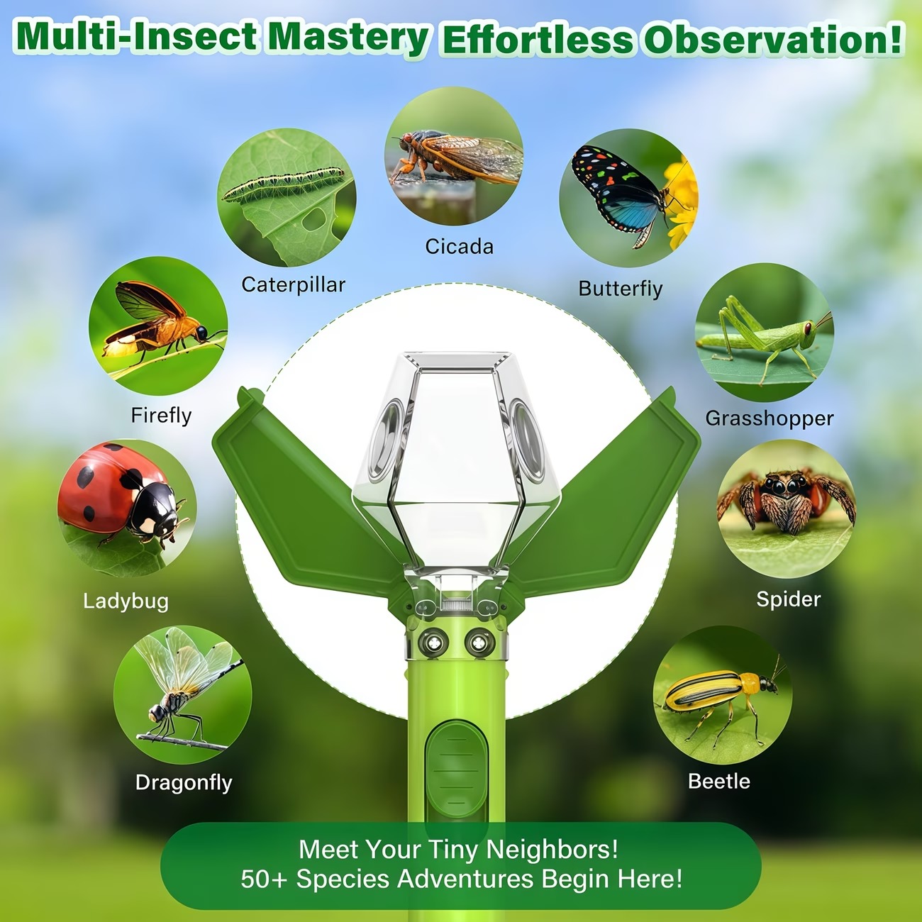 Handheld insectenvanger met 6x - Outdoor Adventure Learning recensie en prijs