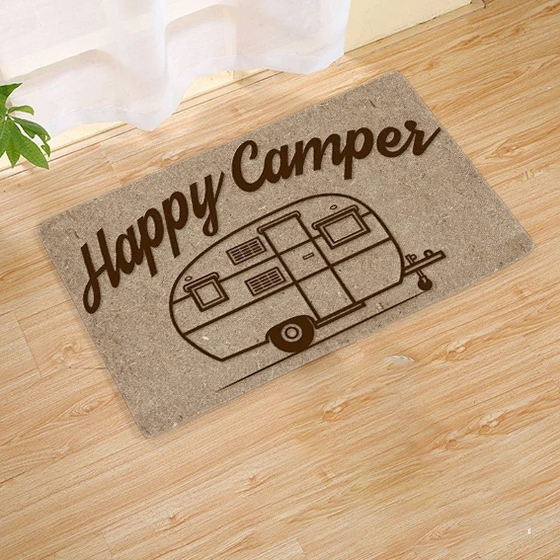 Camper Trailer patroonvloermat - Outdoor Adventure Names recensie en prijs