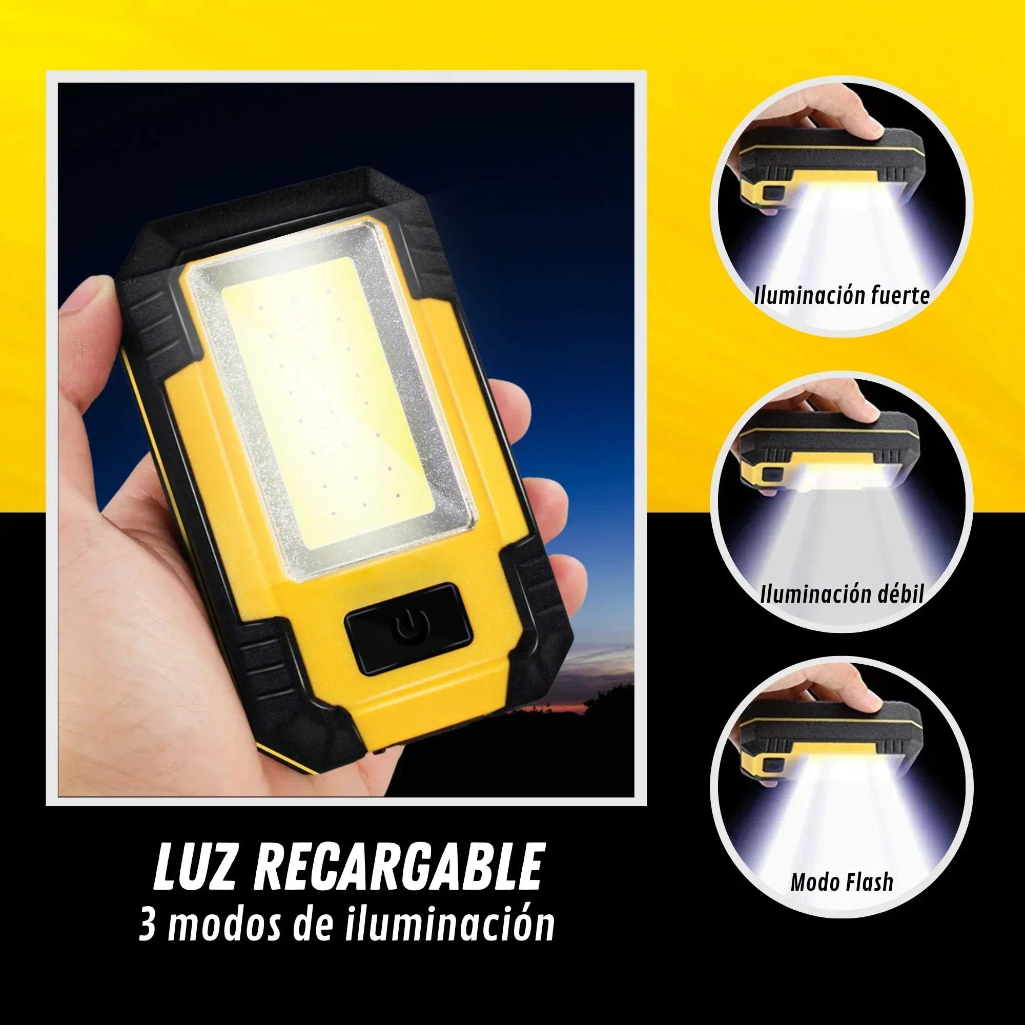 Oplaadbare 4000mAh werklamp, s - Outdoor Adventure Trips recensie en prijs