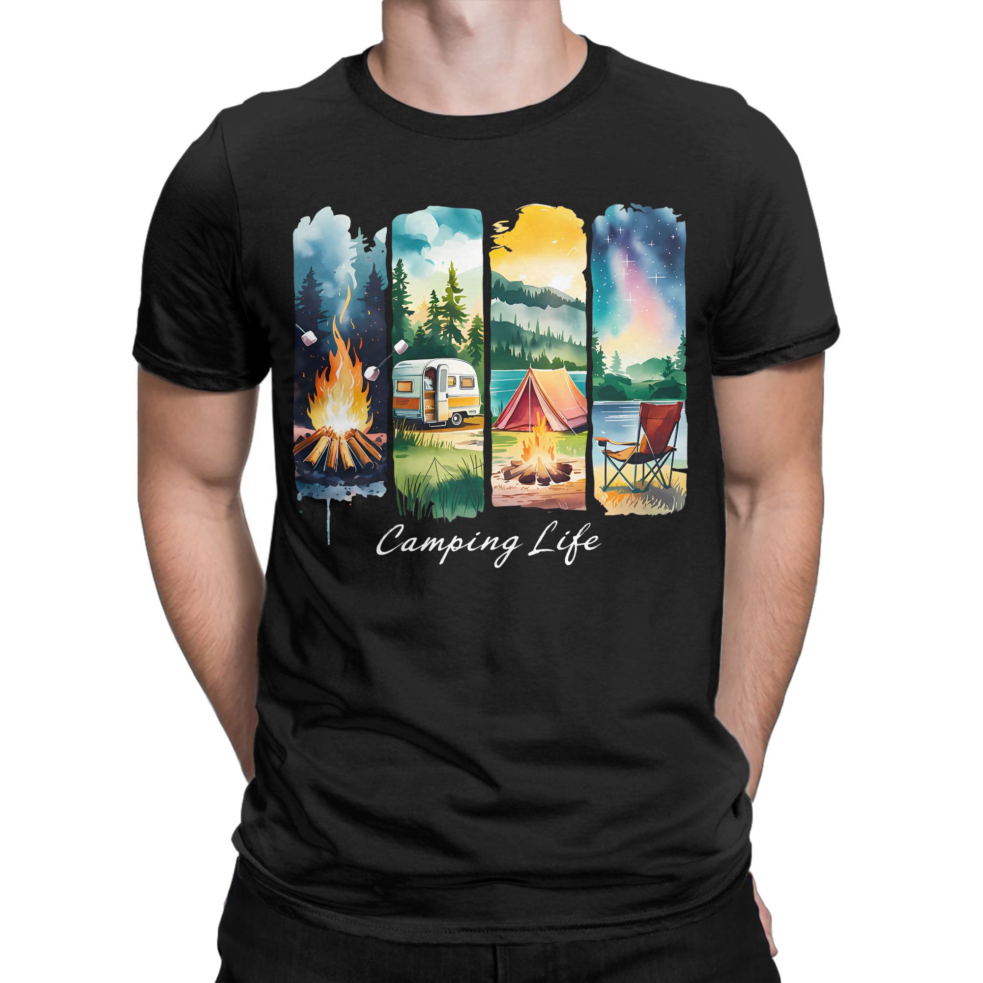 Camping Life T-shirt RV Tent K - Outdoor Adventure Rv recensie en prijs