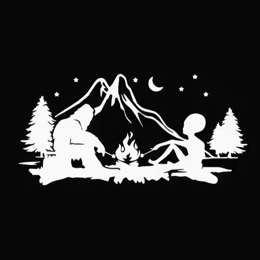 Alien en Bigfoot kampvuur viny - Outdoor Adventure Rv recensie en prijs