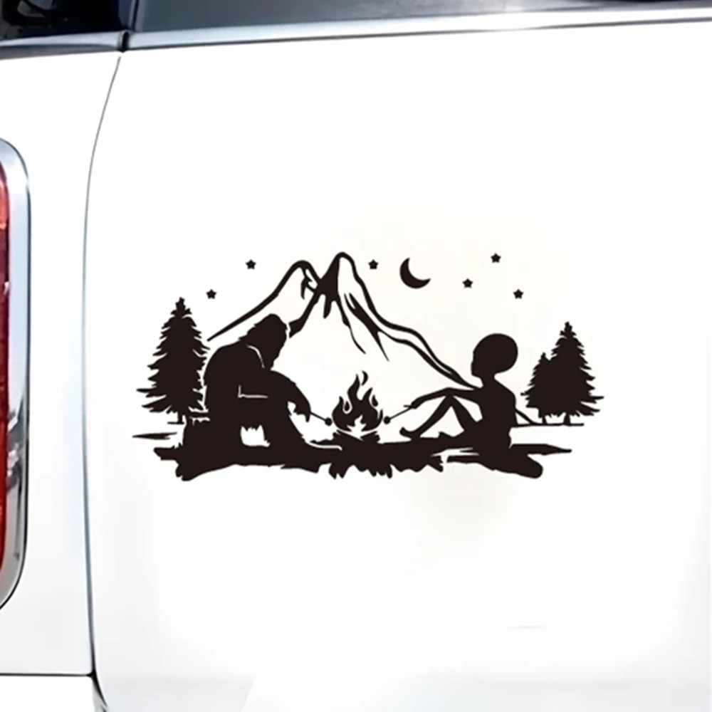Alien en Bigfoot kampvuur viny - Outdoor Adventure Rv recensie en prijs