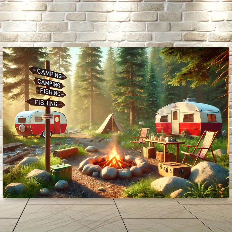 Camping RV Trailer Tapestry Ou - Outdoor Adventure Rv recensie en prijs