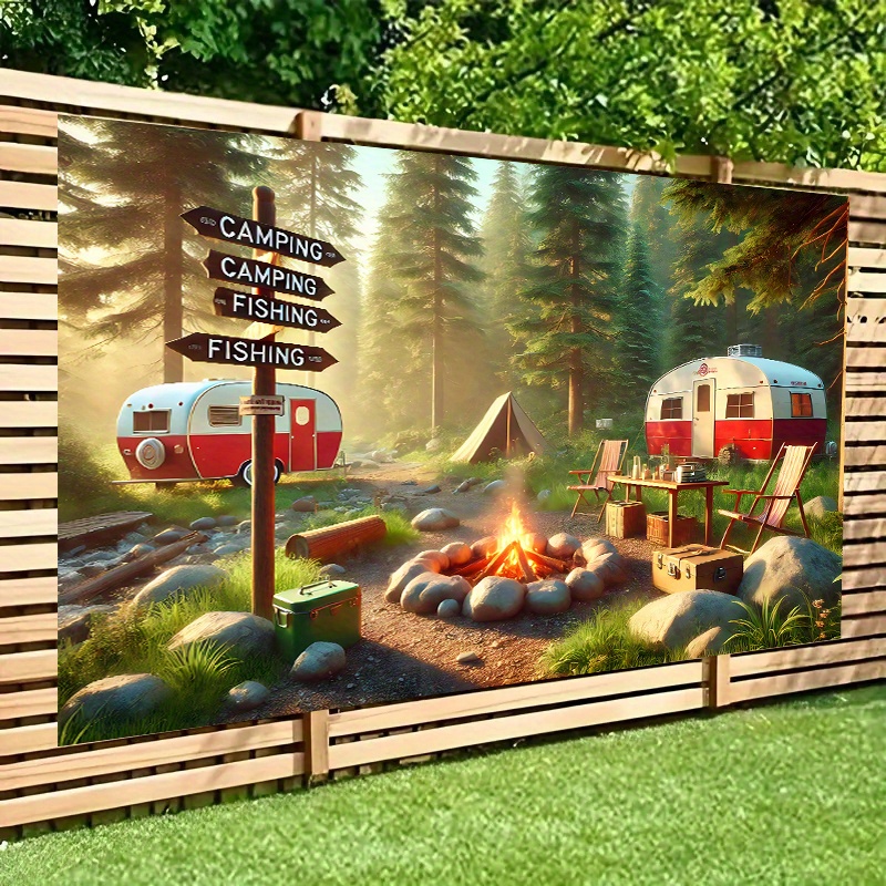 Camping RV Trailer Tapestry Ou - Outdoor Adventure Rv recensie en prijs