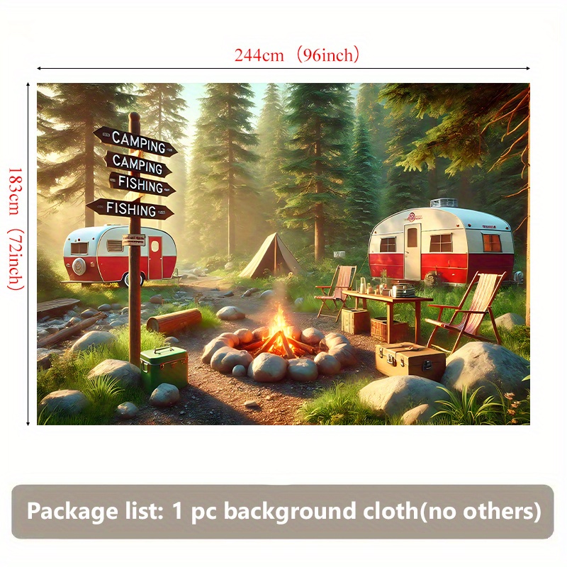 Camping RV Trailer Tapestry Ou - Outdoor Adventure Rv recensie en prijs