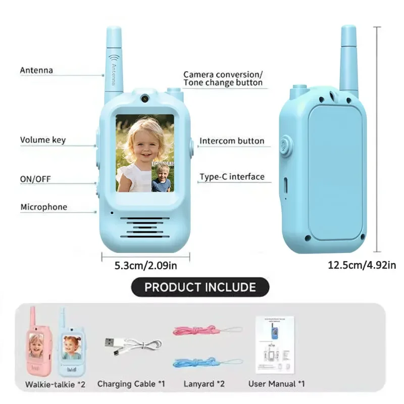 2 stuks kinder video walkie-ta - Outdoor Adventure Videos recensie en prijs